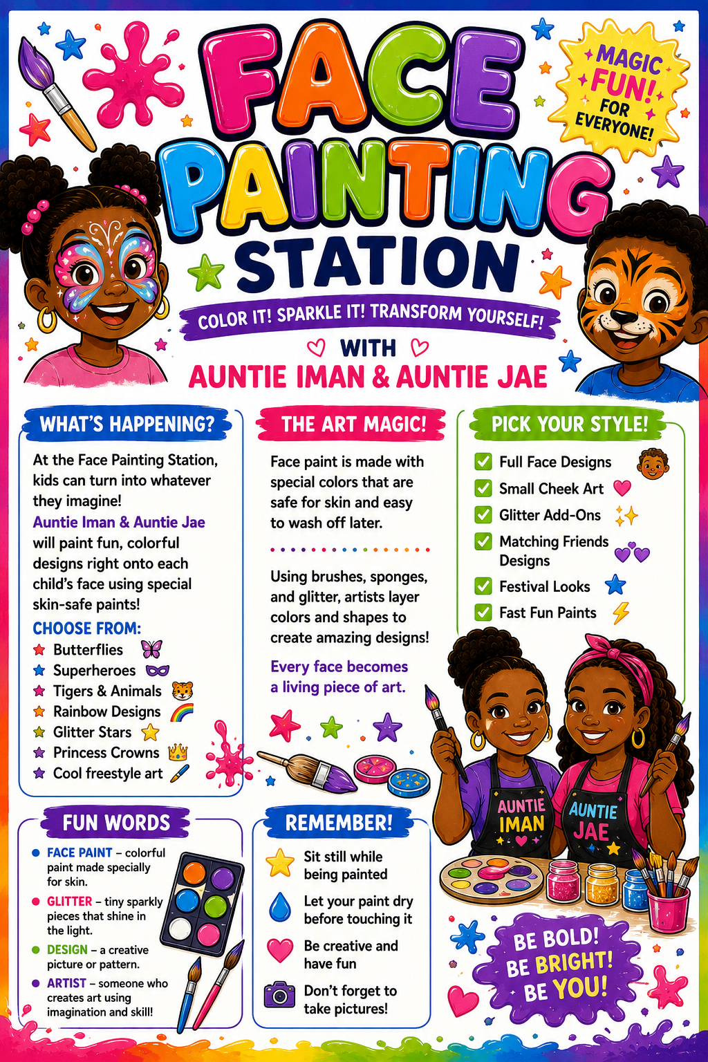 Face Painting Station